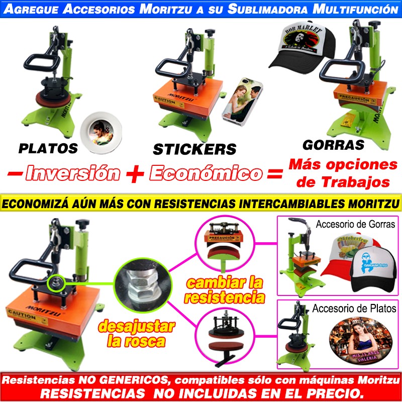 FLAT2-DM2018, Accesorio Plano para Estamapdora de Tazas - Imagen 5