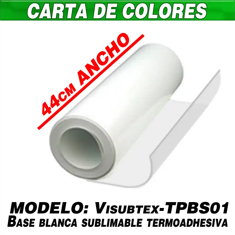 TPBS-01, Base Blanca Flex Sublimable Plotteable - Imagen 3
