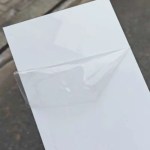 Placa Chapa de Aluminio Blanco Perlado Sublimable - Imagen 2